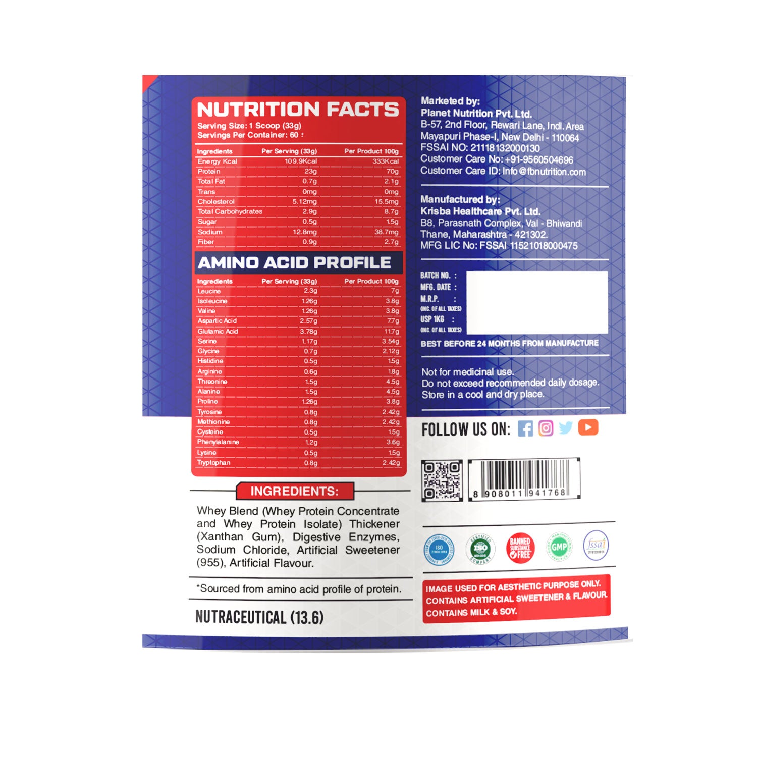 Buy pure whey protein