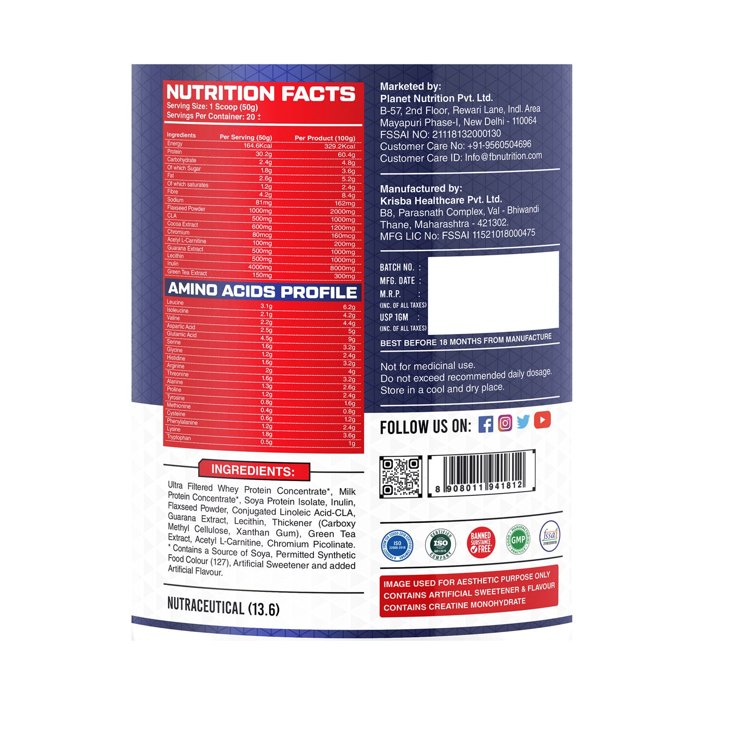 Buy ripped whey protein