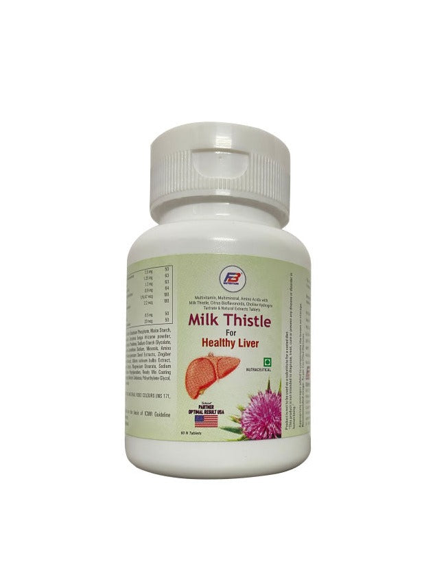 FB Nutrition Milk Thistle Healthy Liver 60 N Tablets.