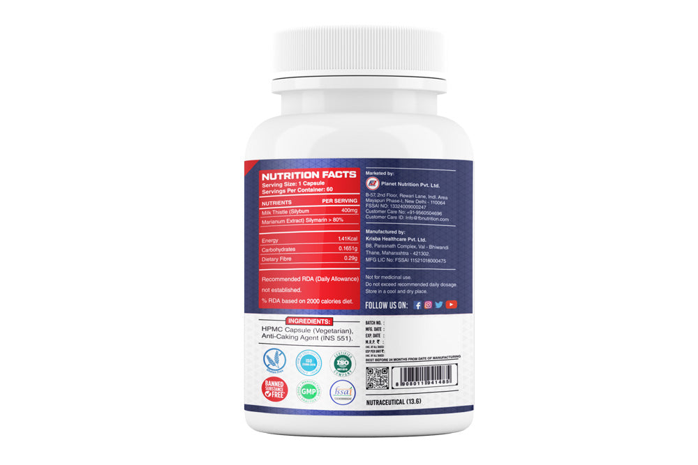 Milk Thistle Liver Supplement