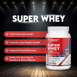 FB Nutrition Super Whey Protein, Abundant in digestible whey protein & Lysine, good for lean muscle growth,