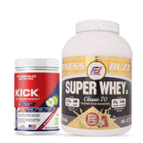 Super Whey (1kg) With Kick (Pre-Workout)