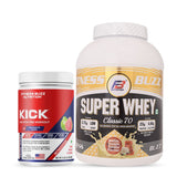 Super Whey (1kg) With Kick (Pre-Workout)