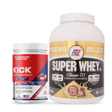 Super Whey (1kg) With Kick (Pre-Workout)