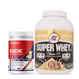 Super Whey (1kg) With Kick (Pre-Workout)