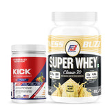 Super Whey (1kg) With Kick (Pre-Workout)