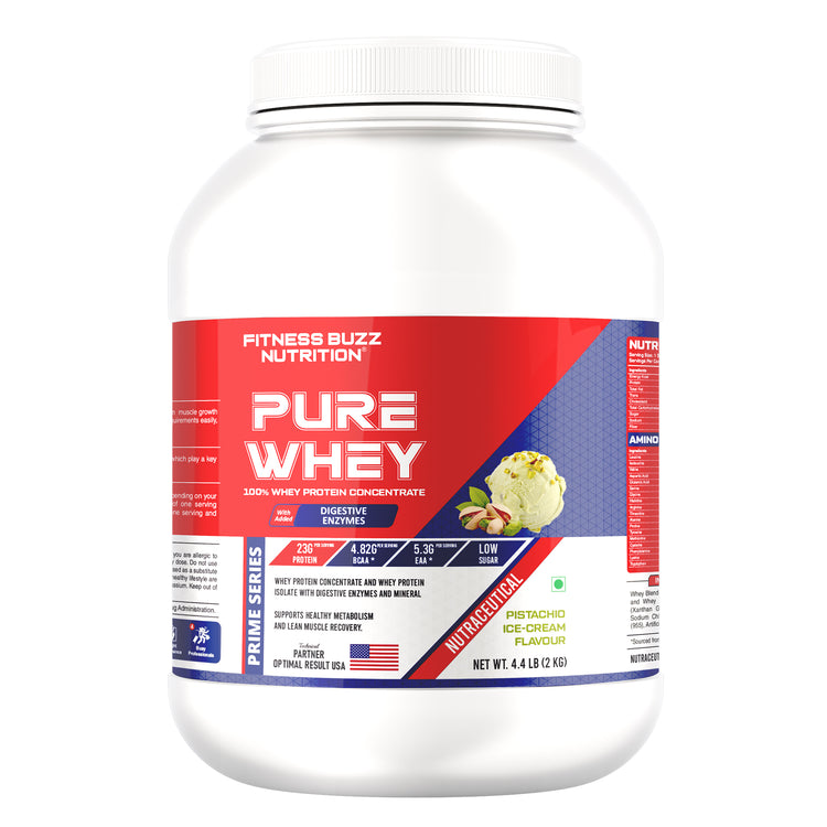 FITNESS BUZZ NUTRITION PURE WHEY 2KG (PISTACHIO ICE-CREAM)