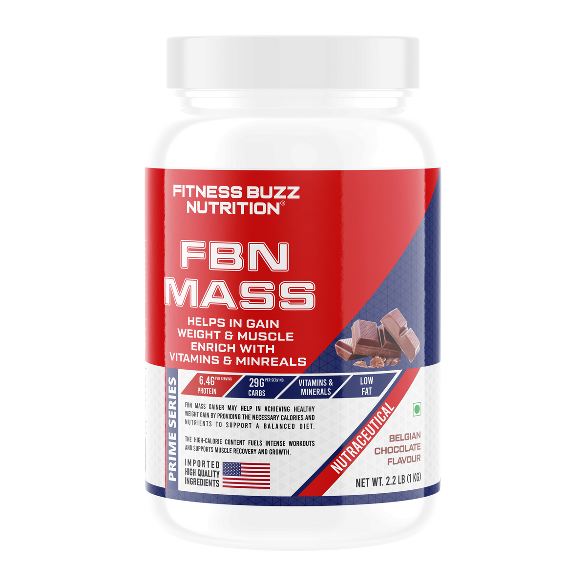 FB Nutrition FBN Mass, Mass gainer to increase your muscles volume as well as body weight