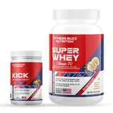 Super Whey (1kg) With Kick (Pre-Workout)