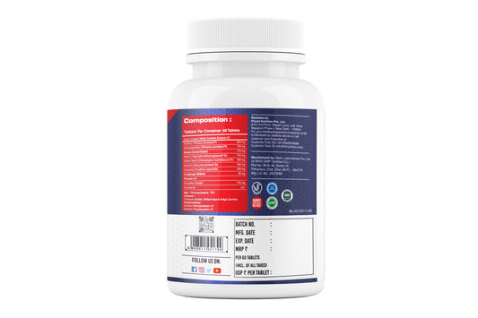 FITNESS BUZZ NEXXT POWER 60N TABLET | Testosterone Booster Supplement