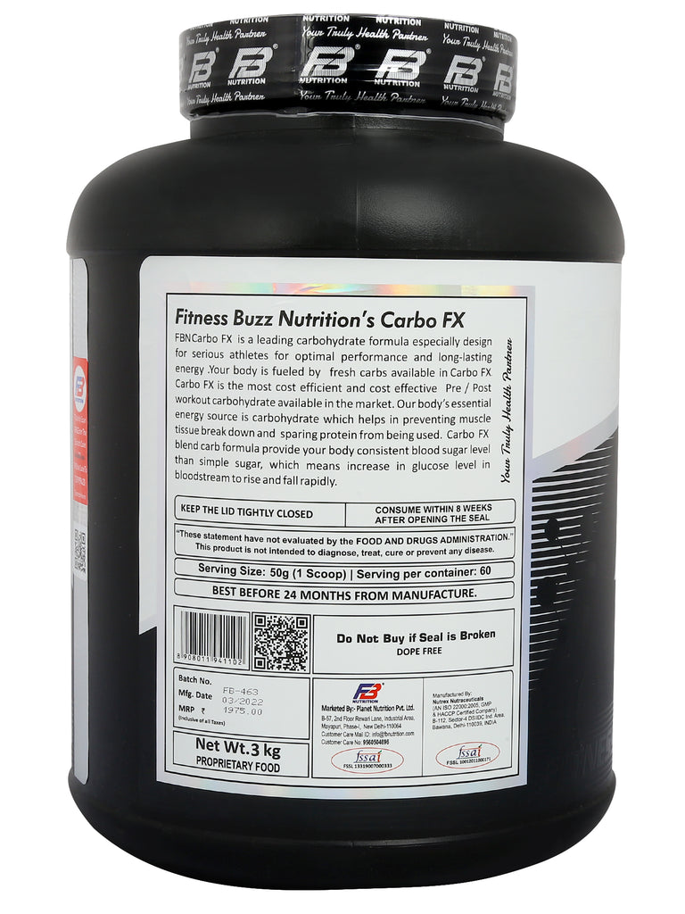 FB Nutrition FB CARBO FX Weight Gainers/Mass Gainers