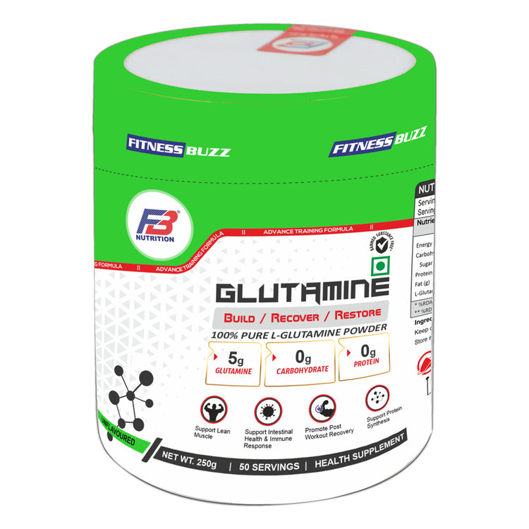 FB Nutrition Glutamine, 0.55 lb, Unflavored