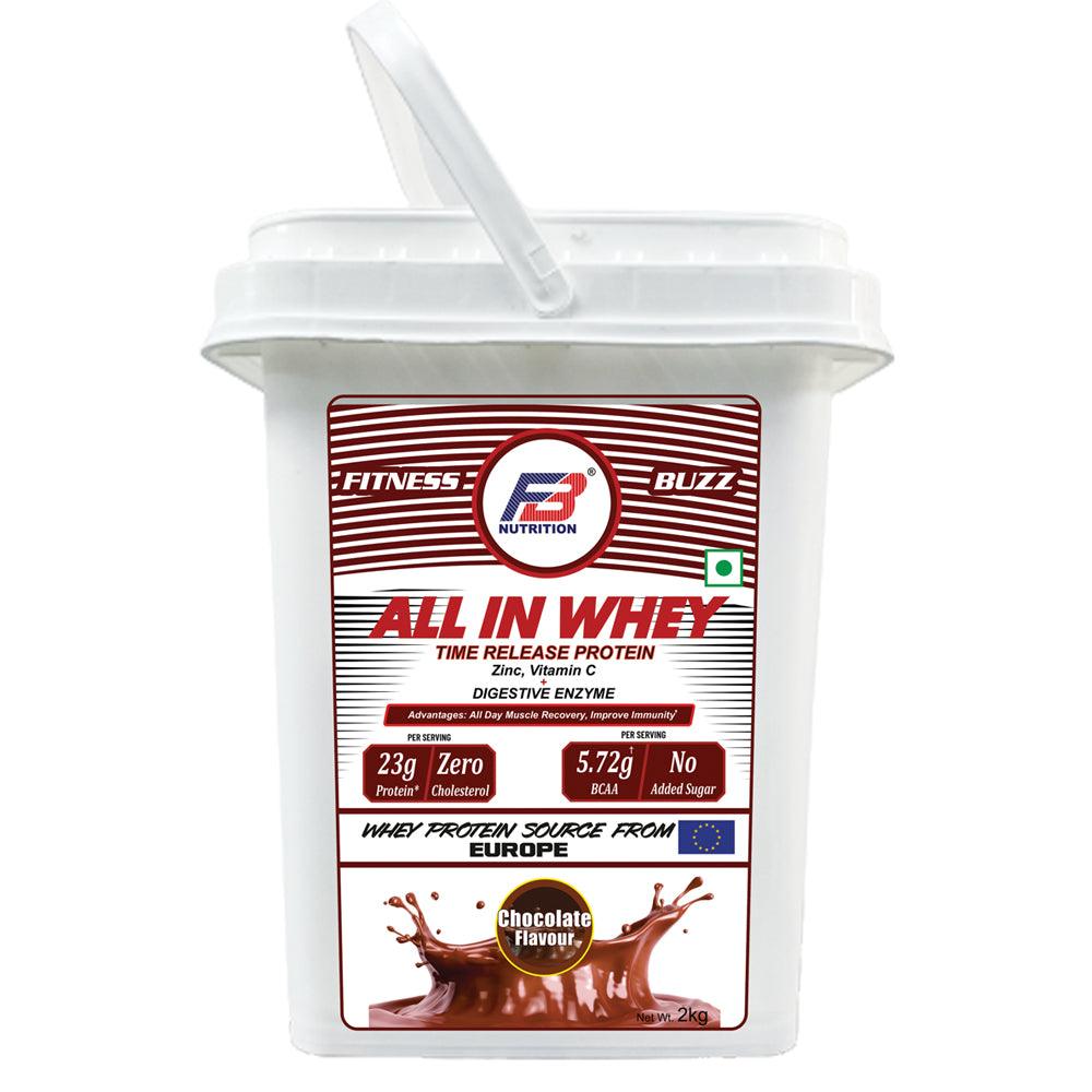 FB Nutrition All In Whey Chocolate 4.4 lbs, 2 kg